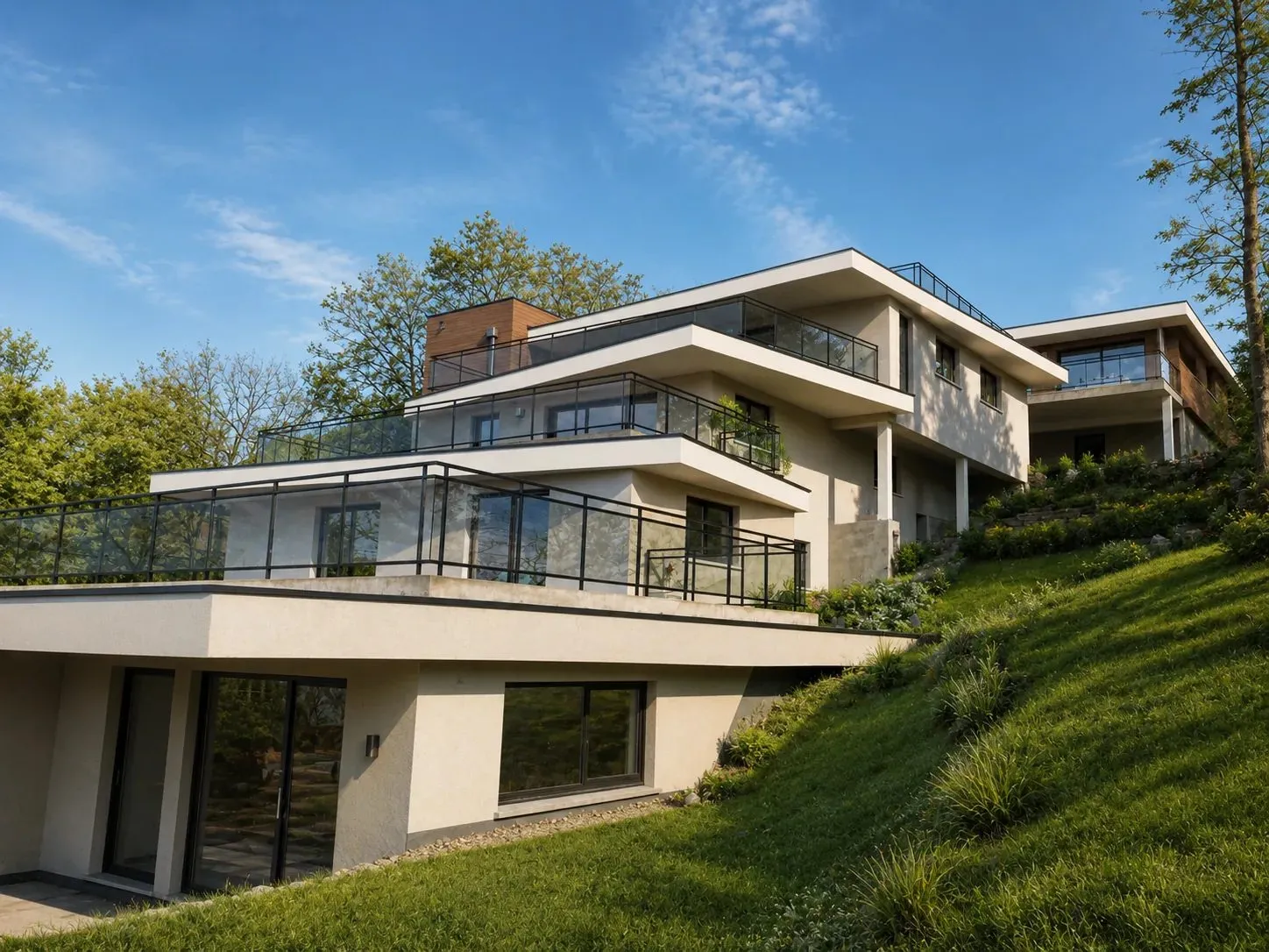 Maison cascade, vue 2 — Cascade du Lac