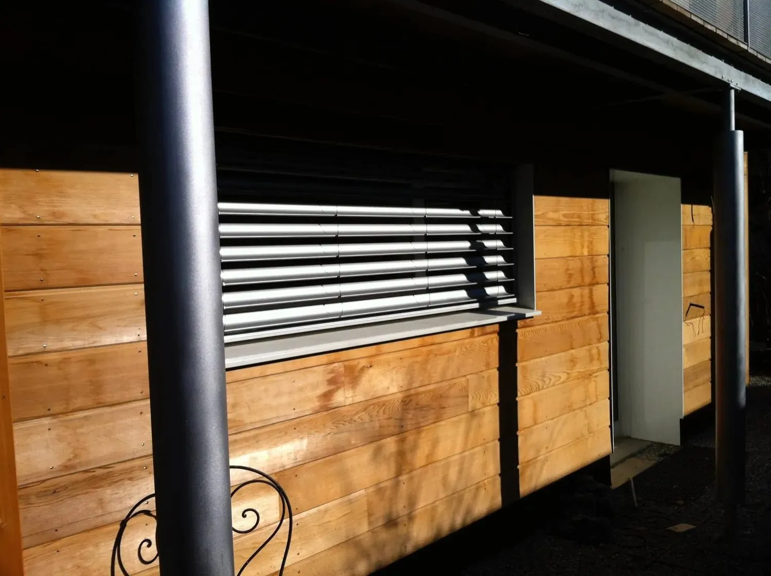 Extension à ossature bois, vue 4 — Abri de l’Aurore