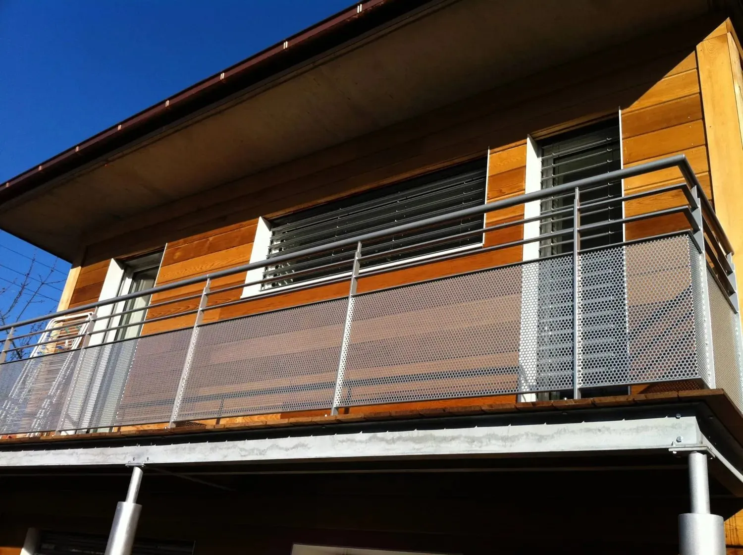 Extension à ossature bois, vue 5 — Abri de l’Aurore
