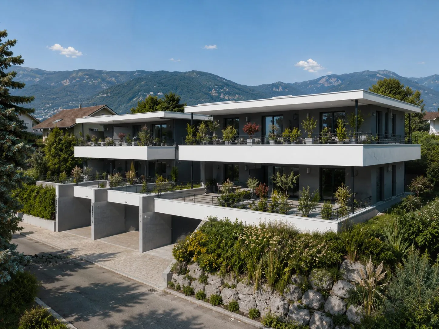 Petit collectif, vue 2 — Le clos des Colonnes