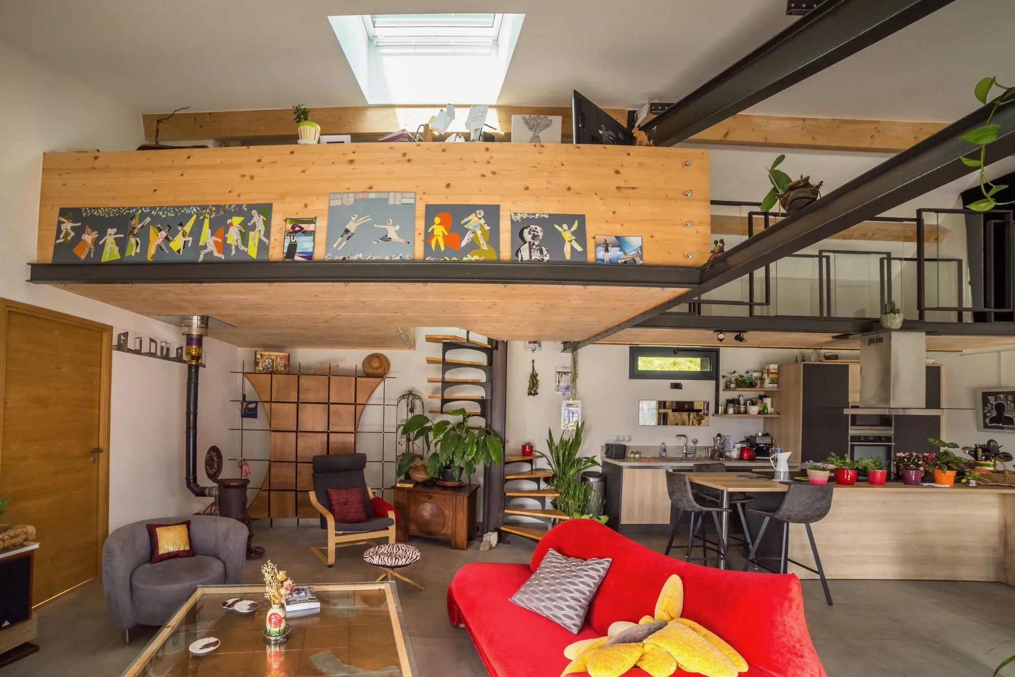 Rénovation d'un atelier, vue 2 — Vue sur la Vallée