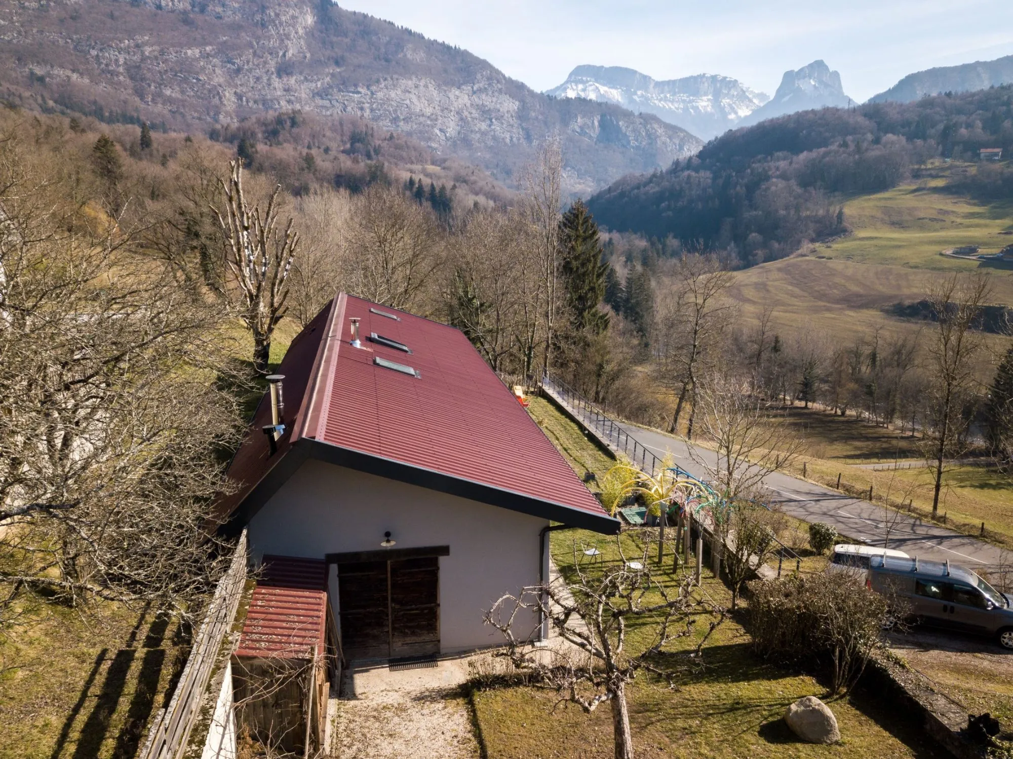 Rénovation d'un atelier, vue 5 — Vue sur la Vallée
