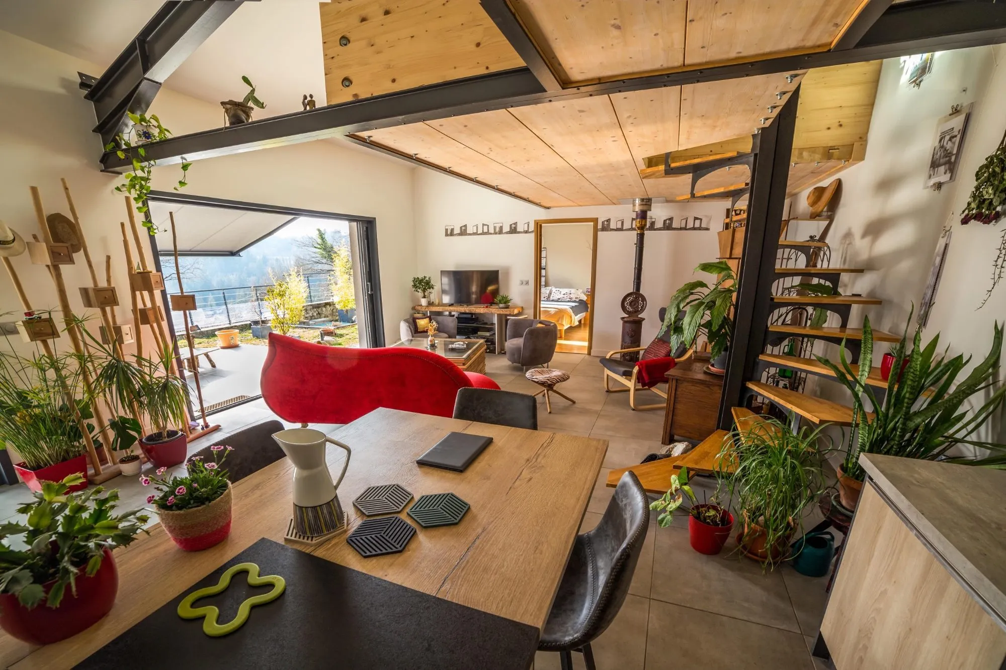 Rénovation d'un atelier, vue 10 — Vue sur la Vallée