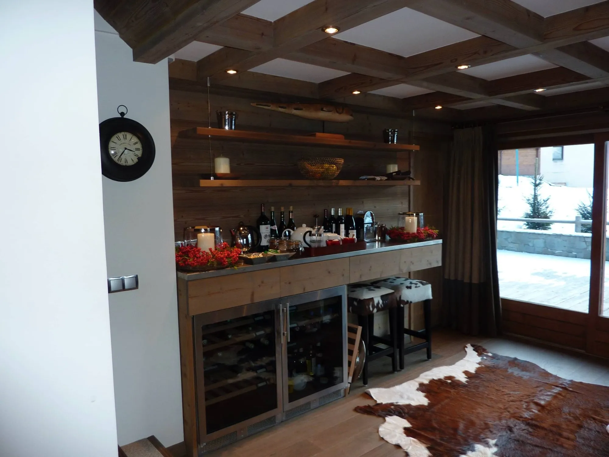 Chalet neuf en madrier, vue 6 — Chalet du Chuchotement