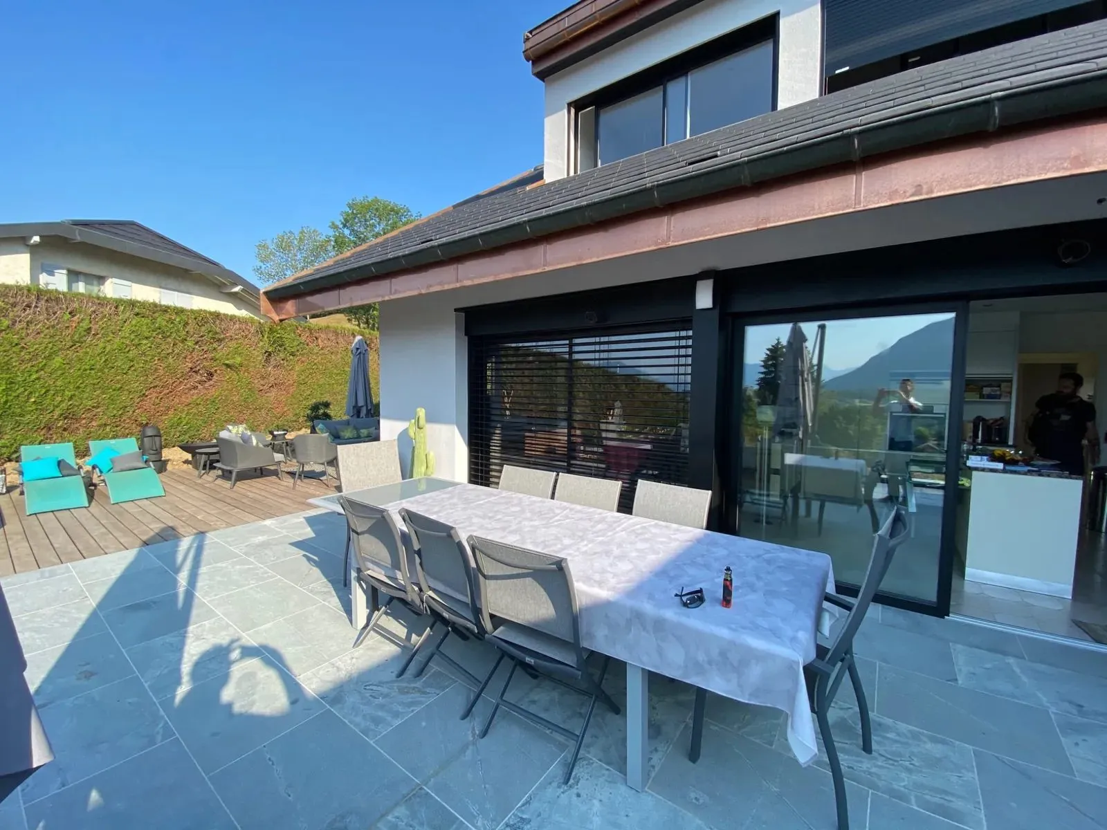 Rénovation piscine et pool house, vue 5 — Cachette Céleste