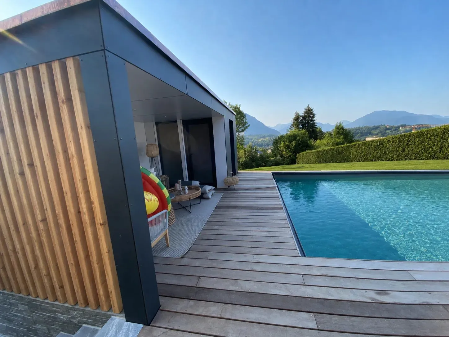 Rénovation piscine et pool house, vue 10 — Cachette Céleste