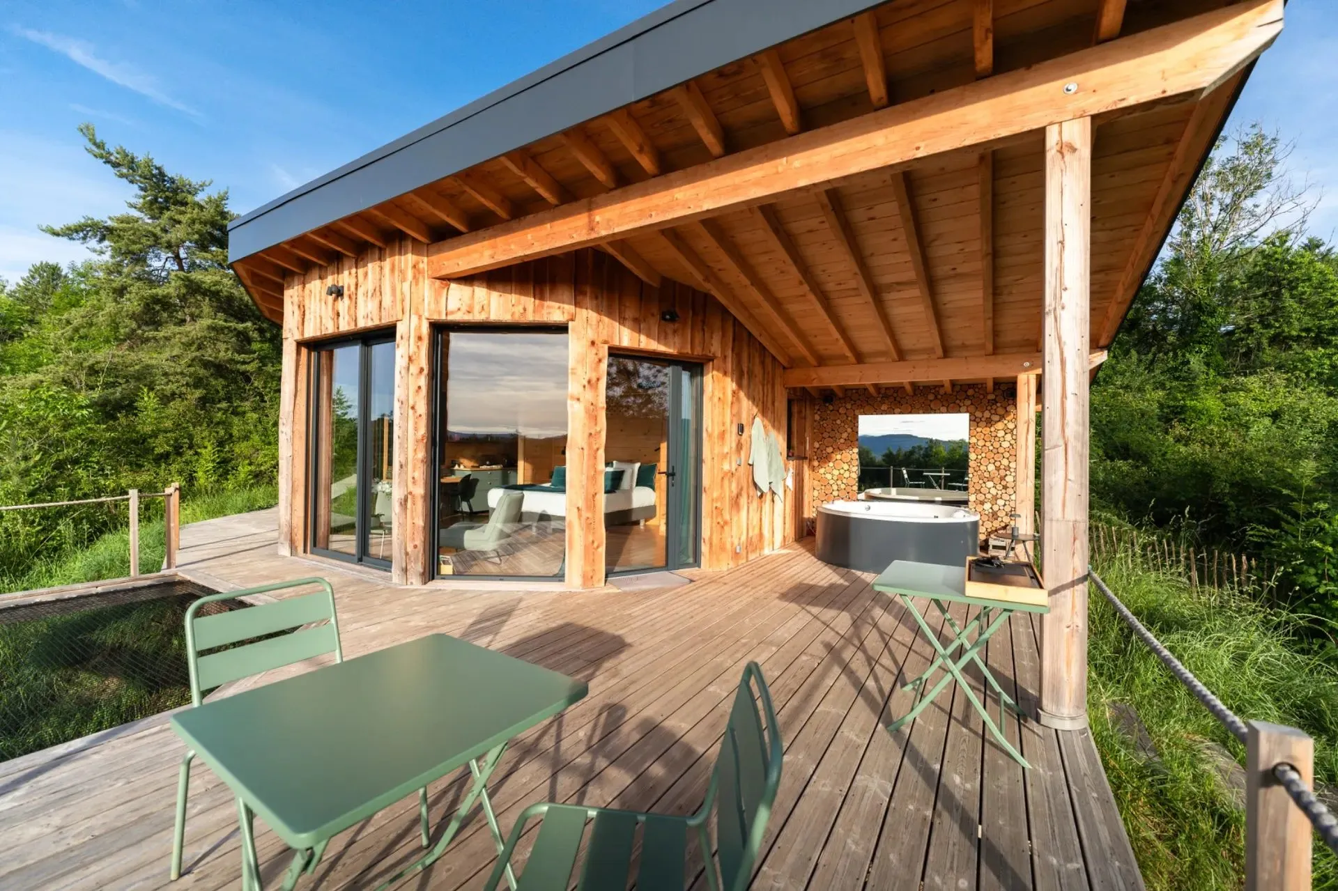 Écolodges, vue 2 — Cocoon Wood