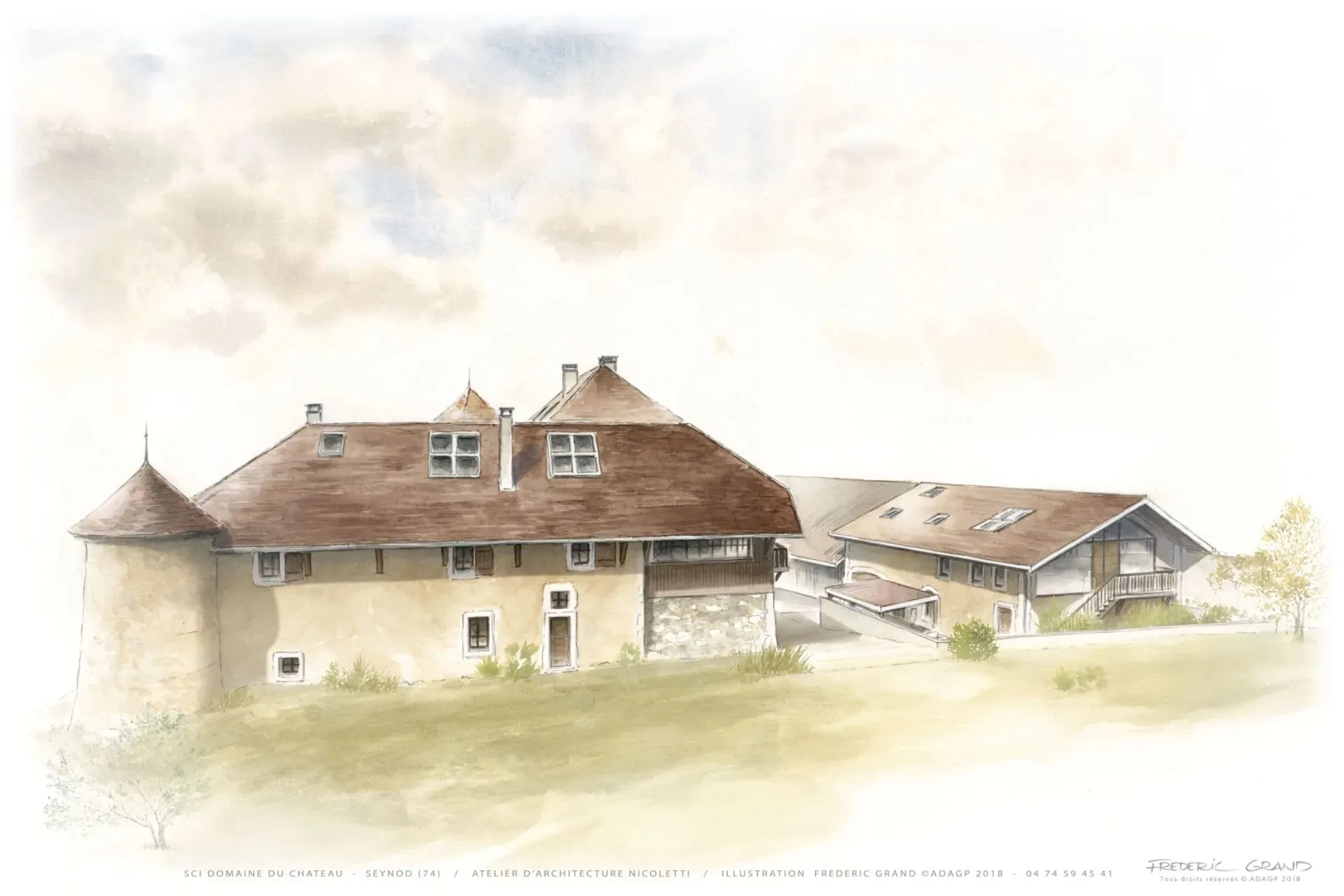Rénovation d'un château, vue 2 — La vie de chateau