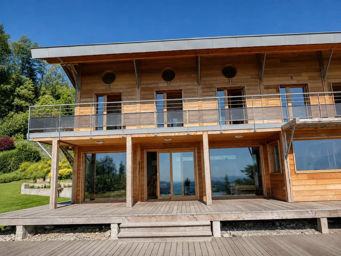 Maison à ossature bois, vue 6 — Rêve de Rosée