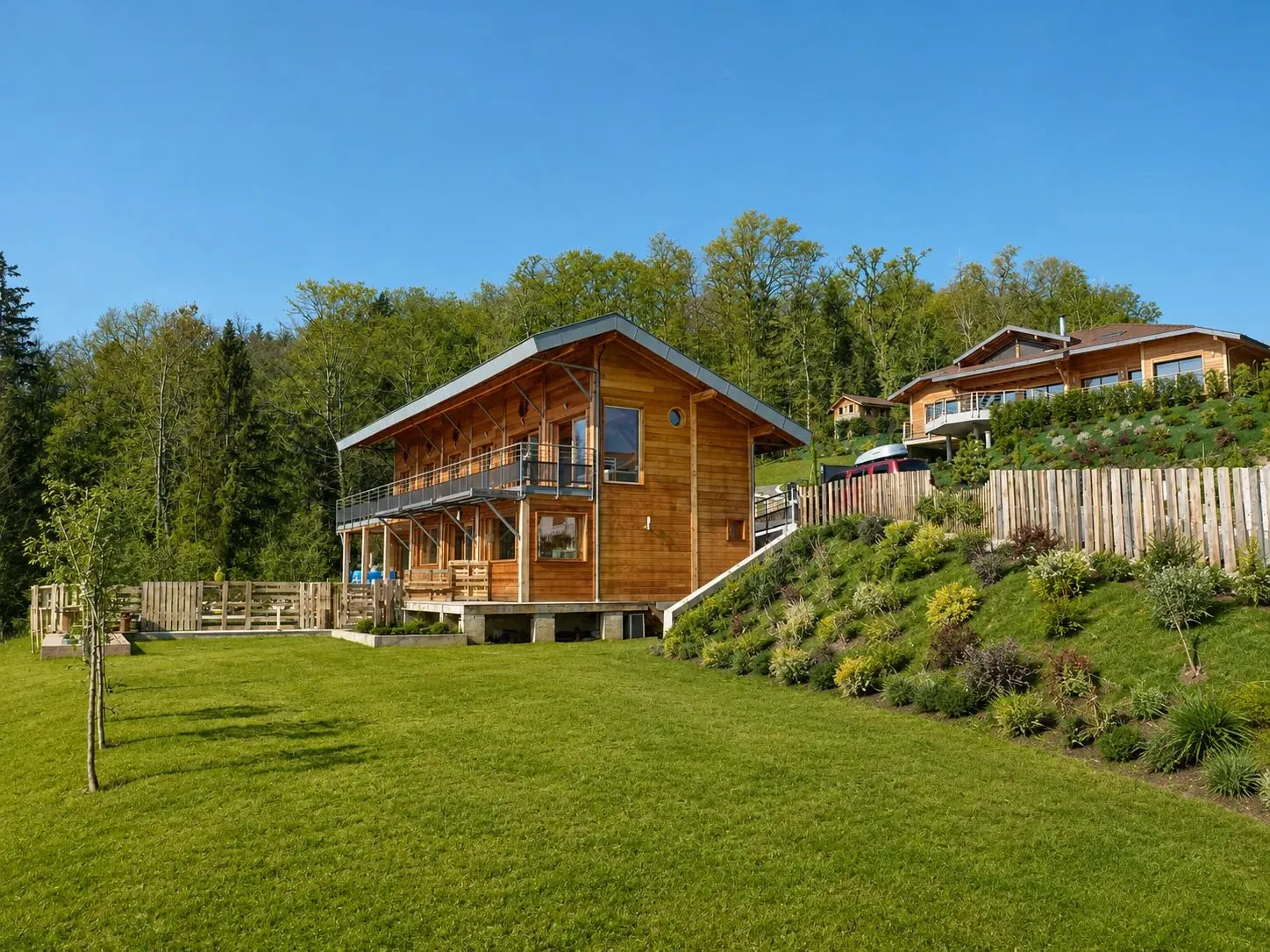 Maison à ossature bois, vue 3 — Rêve de Rosée