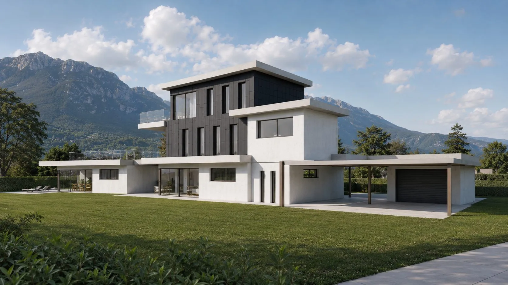 Maison neuve à Sévrier, vue 3 — Le temps l'emporte