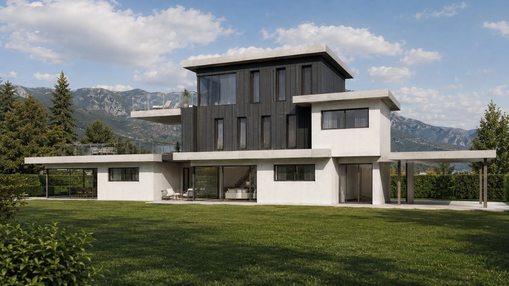 Maison neuve à Sévrier, vue 4 — Le temps l'emporte