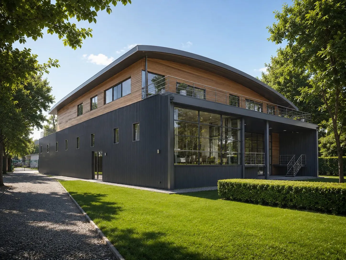Bâtiment artisanal, vue 2 — La Pierre et le Plâtre