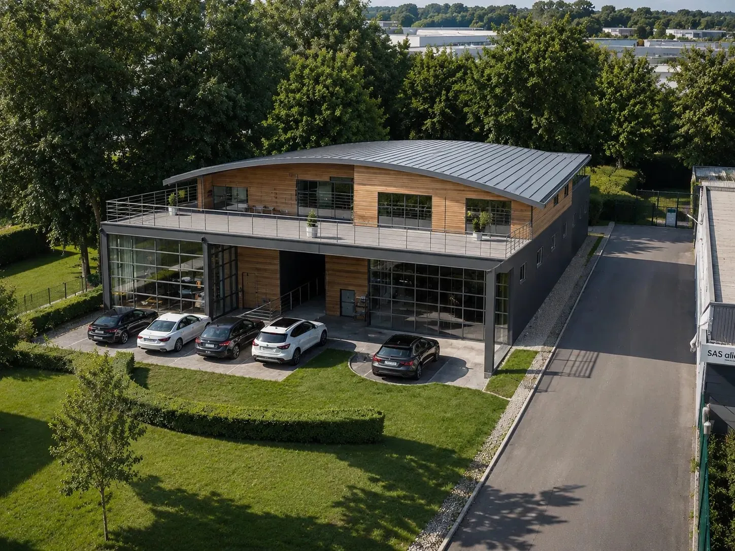 Bâtiment artisanal, vue 3 — La Pierre et le Plâtre